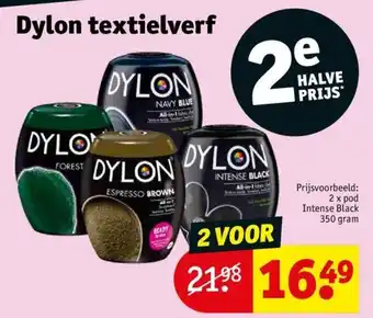 Kruidvat Dylon textielverf aanbieding