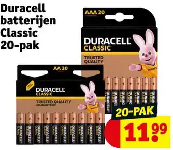 Duracell batterijen Classic 20-pak