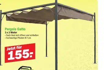 Van Cranenbroek Pergola Gatto 3x3 meter aanbieding