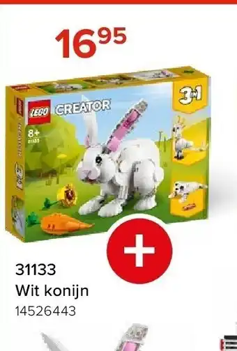 31133 Wit konijn