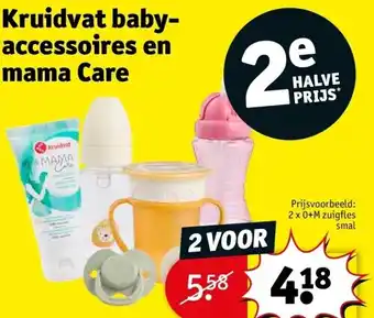 Kruidvat babyaccessoires en mama Care