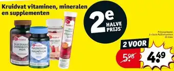 Kruidvat Kruidvat vitaminen, mineralen en supplementen aanbieding