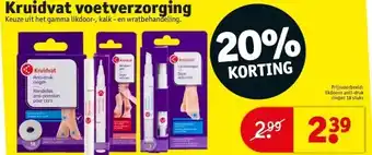 Kruidvat Kruidvat voetverzorging aanbieding