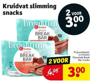 Kruidvat Kruidvat slimming snacks aanbieding