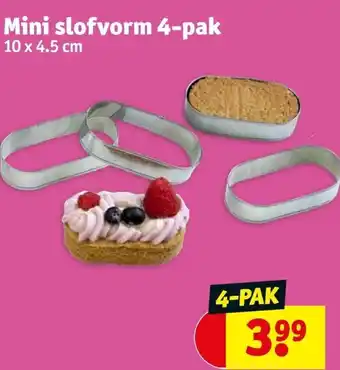 Kruidvat Mini slofvorm 4-pak aanbieding