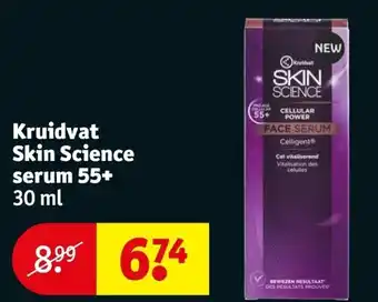 Kruidvat Kruidvat Skin Science serum 55+ 30 ml aanbieding