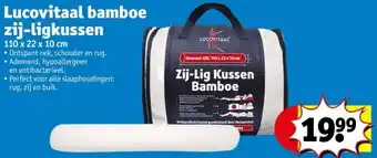 Kruidvat Lucovitaal bamboe zij-ligkussen aanbieding