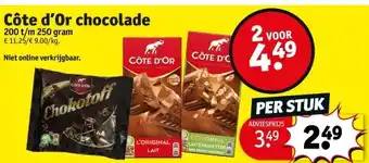 Kruidvat Côte d’Or chocolade aanbieding