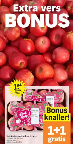 Pink Lady appels schaal 6 stuks