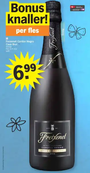 Albert Heijn Freixenet Cordon Negro Cava Brut aanbieding