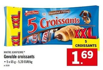 Lidl Gevulde Croissants aanbieding