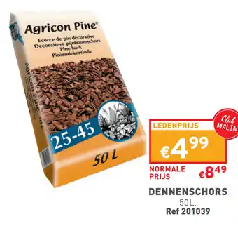 DENNENSCHORS 50L