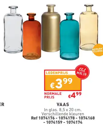 Trafic VAAS In glas. 8,5 x 20 cm. aanbieding