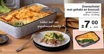 Buurtslagers Ovenschotel met gehakt en broccoli aanbieding