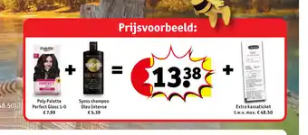 Kruidvat Poly Palette Perfect Gloss 1-0 + Syoss shampoo Oleo Intense aanbieding