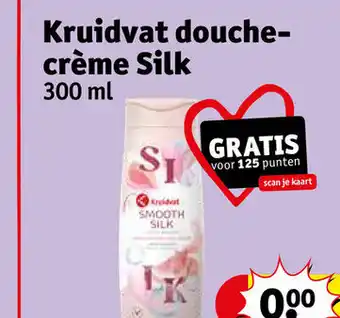 Kruidvat Douche- crème Silk 300 ml aanbieding