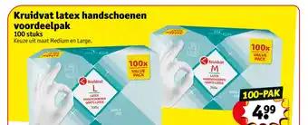 Latex handschoenen 100-pak