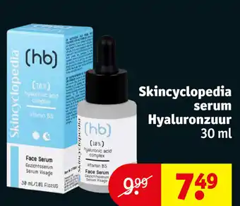 Kruidvat Skincyclopedia serum Hyaluronzuur 30 ml aanbieding