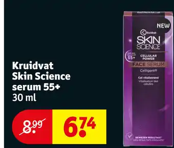 Kruidvat Skin Science serum 55+ 30 ml aanbieding