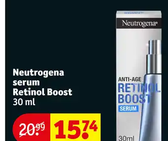 Kruidvat Neutrogena serum Retinol Boost 30 ml aanbieding