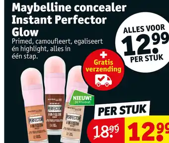 Kruidvat Maybelline concealer Instant Perfector Glow aanbieding