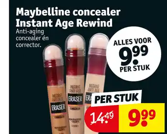 Kruidvat Maybelline concealer Instant Age Rewind aanbieding