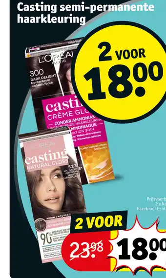 Kruidvat Casting semi-permanente haarkleuring aanbieding