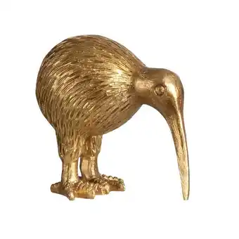 Ornament Kiwi - goudkleur