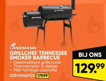LANDMANN GRILLCHEF TENNESSEE SMOKER BARBECUE