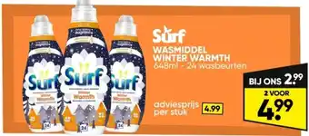 Big Bazar SURF WASMIDDEL WINTER WARMTH 648ml 24 wasbeurten aanbieding