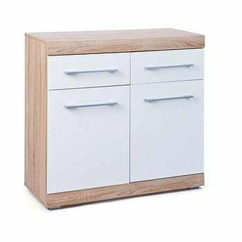 Leen Bakker Dressoir Lublin - bruin - 87x95x40 cm - Leen Bakker aanbieding
