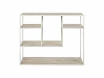 Deba Meubelen Rek ESZENTIAL - Wit metaal/hout Wit aanbieding