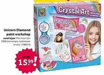 Unicorn diamond paint workshop