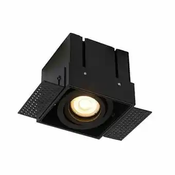 Leen Bakker Lucide inbouwspot Trimless - zwart - Leen Bakker aanbieding