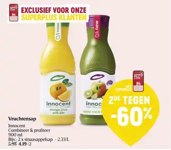 Delhaize Innocent vruchtensap aanbieding