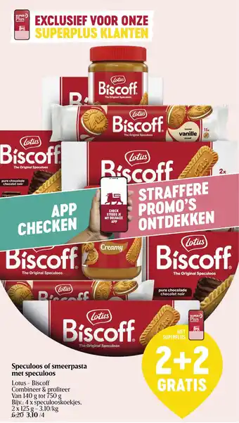 Delhaize Lotus Biscoff speculoos of smeerpasta met speculoos aanbieding