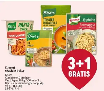 Soep of snack in beker