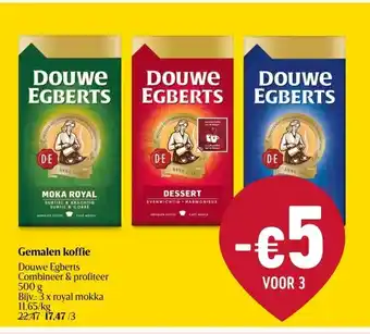 Delhaize Gemalen koffie aanbieding