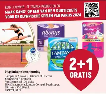 Delhaize Hygiënische bescherming aanbieding