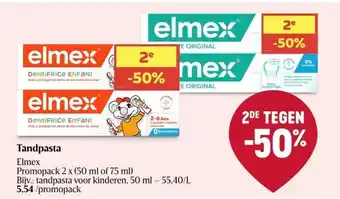 Delhaize Tandpasta aanbieding