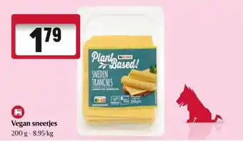 Delhaize Vegan sneetjes aanbieding