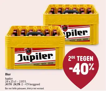 Delhaize Jupiler bier 24 x 27 cl aanbieding