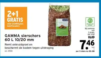 GAMMA Sierschors 60 L 10/20 mm aanbieding