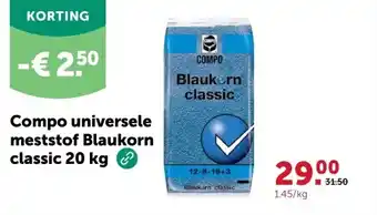 AVEVE Compo universele meststof Blaukorn classic 20 kg aanbieding