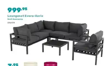 Happyland Loungeset Evora-Xerix incl.kussens aanbieding