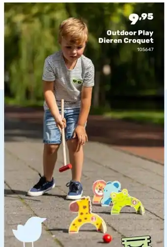 Happyland Outdoor Play Dieren Croquet aanbieding