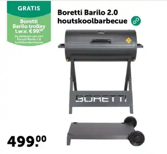 AVEVE Boretti Barilo 2.0 houtskoolbarbecue aanbieding