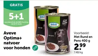 AVEVE Aveve Optima+ natvoer voor honden aanbieding