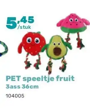 Happyland PET speeltje fruit aanbieding