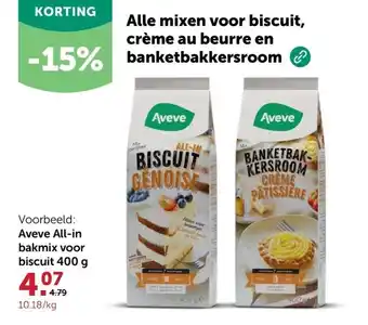 Alle mixen voor biscuit, crème au beurre en banketbakkersroom